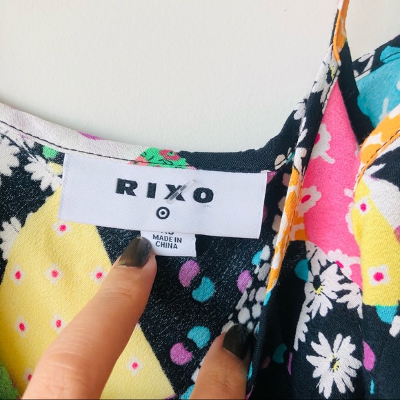 🔥Sales - RIXO for Target Patchwork Floral Slip Dress - Size XS - Picture 9 of 11